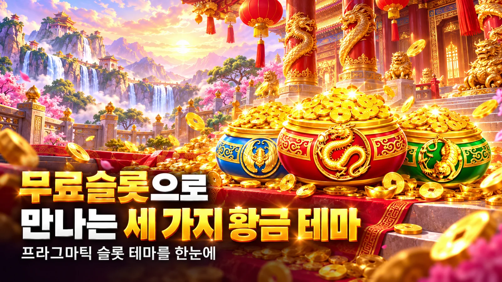 무료슬롯으로 만나는 세 가지 황금 테마